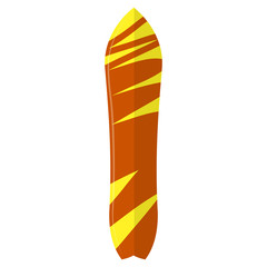 Abstract summer surfboard