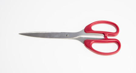 scissors or steel scissors on a background.