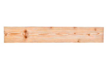 Brown wooden board with natural striped pattern for background, wooden surface for add text or design decoration. isolated on white background with clipping path.