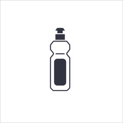 Cleaning tools. Detergent icon. Vector Illustration