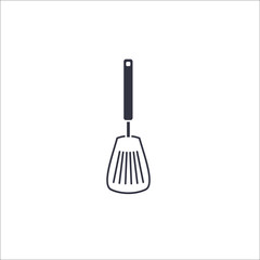 Kitchen spatula icon. Vector Illustration