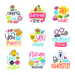 doodle vector posters