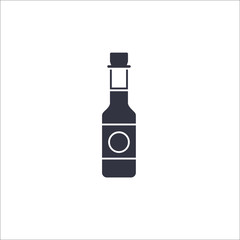 Bottle icon. Vector Illustration