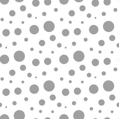 Light gray geometric ornament. Seamless pattern
