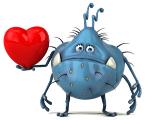 Fun germ - 3D Illustration