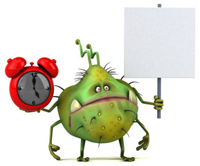 Fun germ - 3D Illustration