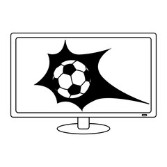 Abstract soccer object