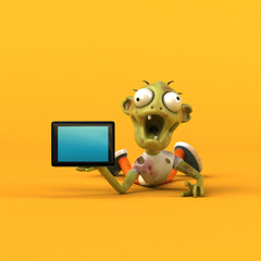 Fun zombie - 3D Illustration