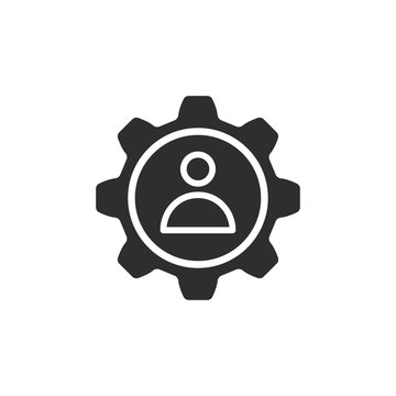 recommend clip art: Setting vector icon.