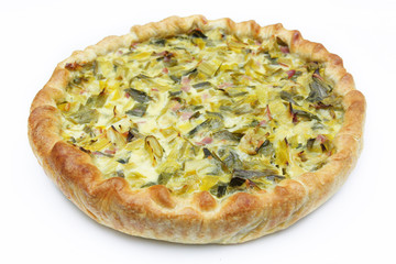 quiche aux poireaux
