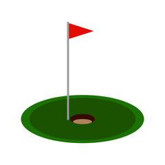 Abstract golf object