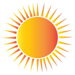 abstract sun shape