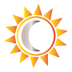 sun and moon shapes