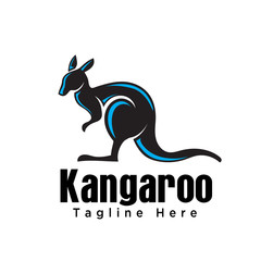 Stand kangaroo logo