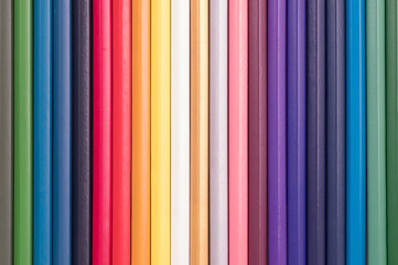 Color pencils isolated for background