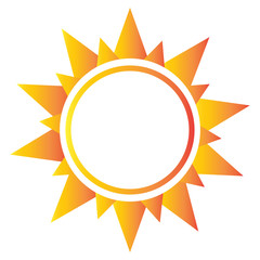 abstract sun shape
