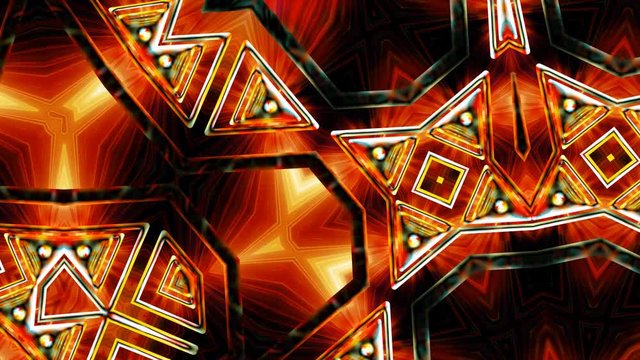 loopable kaleidoscopic art form abstract background