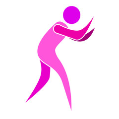 abstract fitness person