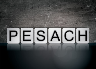 Pesach Concept Tiled Word