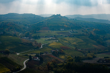 Langhe region in Italy