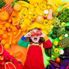 Healthy fruit and vegetable nutrition for kids