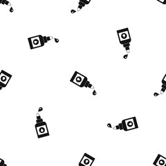 Bottle for eye drops pattern seamless black