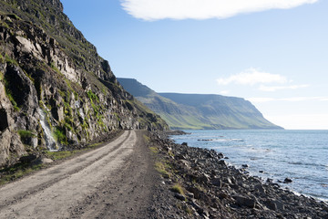 Küsten-Landschaft in den Westfjorden, Island