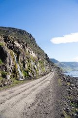 Fototapeta na wymiar Küsten-Landschaft in den Westfjorden, Island