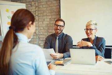 Obraz premium Applicant and recruitment procedure