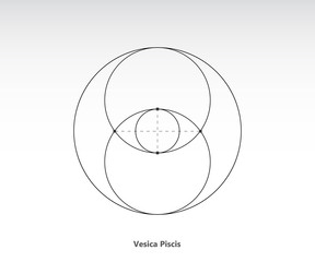 Vesica piscis icon