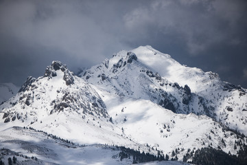 Obraz premium Winter landscape in Romania