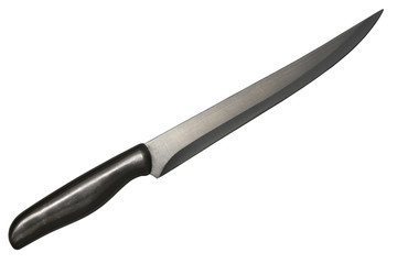 A stainles steel kitchen knife