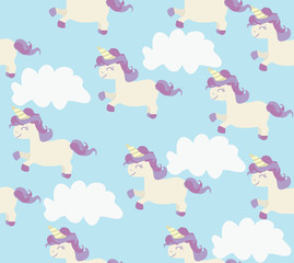 Cute unicorn pattern