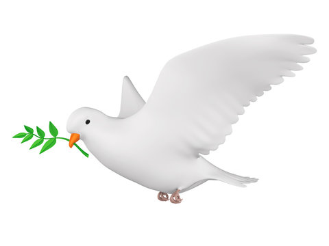 Dove of Peace Isolated