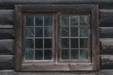 Old wooden window
