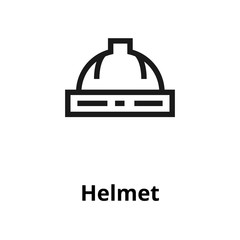 Helmet line icon in high quality. for web and user interface