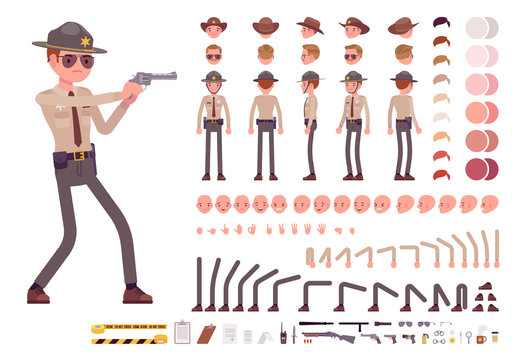 Sheriff character creation set