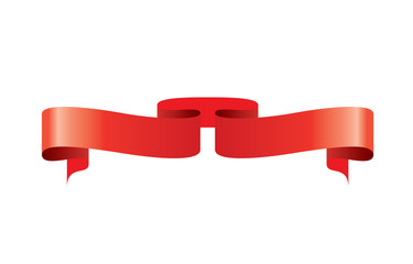 vector red ribbon