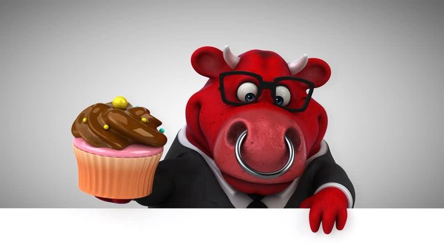 Fun red bull - 3D Animation