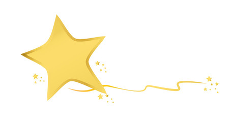 Obraz premium goldener stern