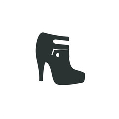 women's shoes icon. Vector Illustration
