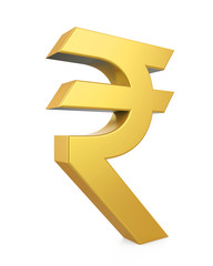 Rupee Currency Icon Isolated