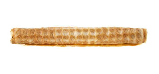 Wafer tubes isolated on white background