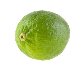 lime isolated on white background