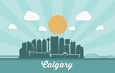 Fototapeta premium Calgary skyline - Canada