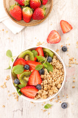 healthy cereal breakfast