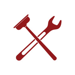 Plumbing work symbol icon
