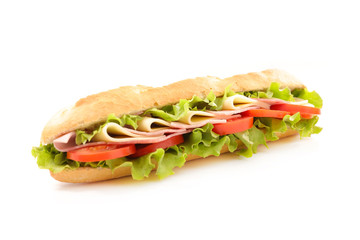 sandwich isolated on white background