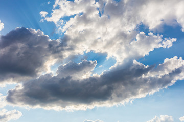 Wolken dramatische Wolkenformation Wolken Wolkentextur