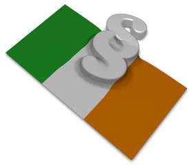 paragraph symbol and irish flag
